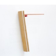Suede,Found Wood,Found copper pipe, 2015. Photo courtesy the artist.