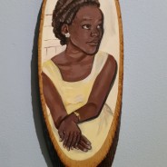 2015, Acrylic on found souvenir
Courtesy the artist.
Photo: Bury Art Museum