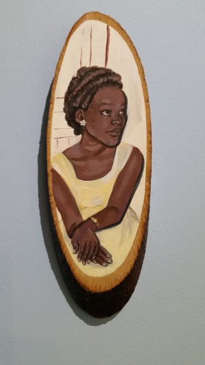 2015, Acrylic on found souvenir
Courtesy the artist.
Photo: Bury Art Museum