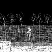 Andrew McDonald, Fence / Hammock, 2016/7 animation still. Courtesy the artist
